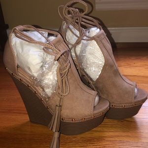 Platform Wedges - Never Worn